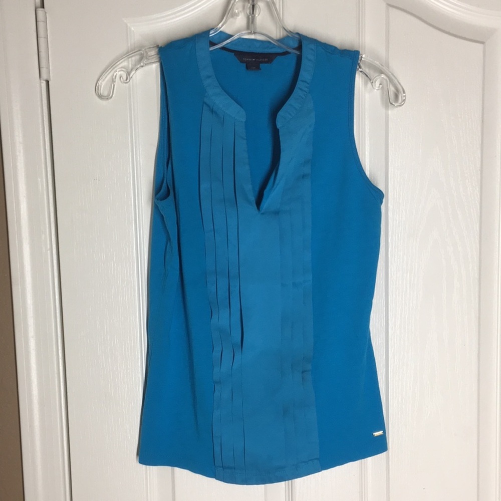 FINAL MARKDOWN Ladies’ Tommy Hilfiger Pleated Front Sleeveless Top (S)